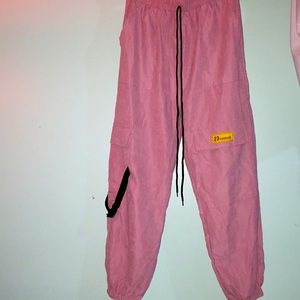 Pink joggers